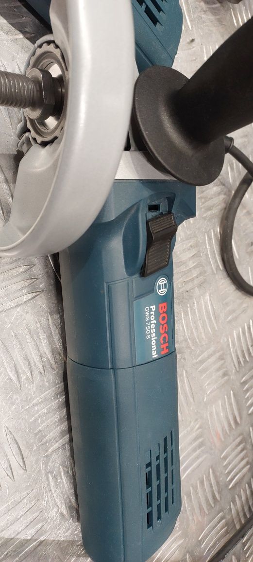 Шліфувальна машинка болгарка BOSCH 750S з регулюванням обертів NEW.