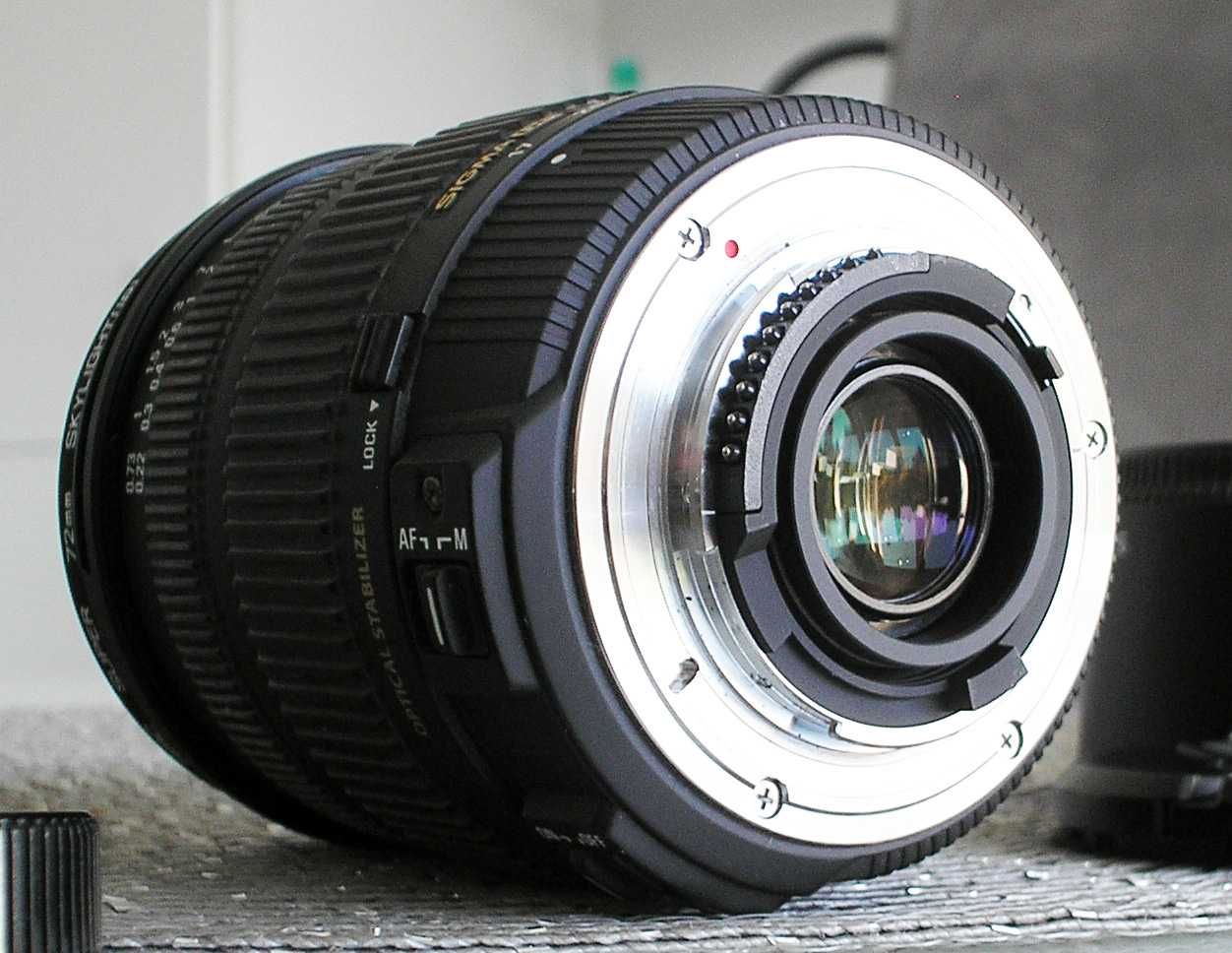 Obiektyw Sigma Nikon DC 17-70mm f/2,8-4 Macro HSM OS, + filtr UV
