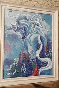 Картина бисером "Единорог"