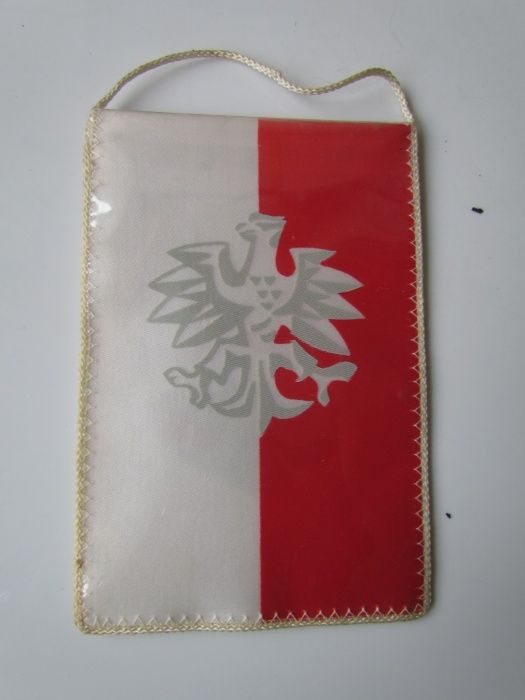 Proporczyk Wisła Herb Orzeł bez Korony Polska flaga