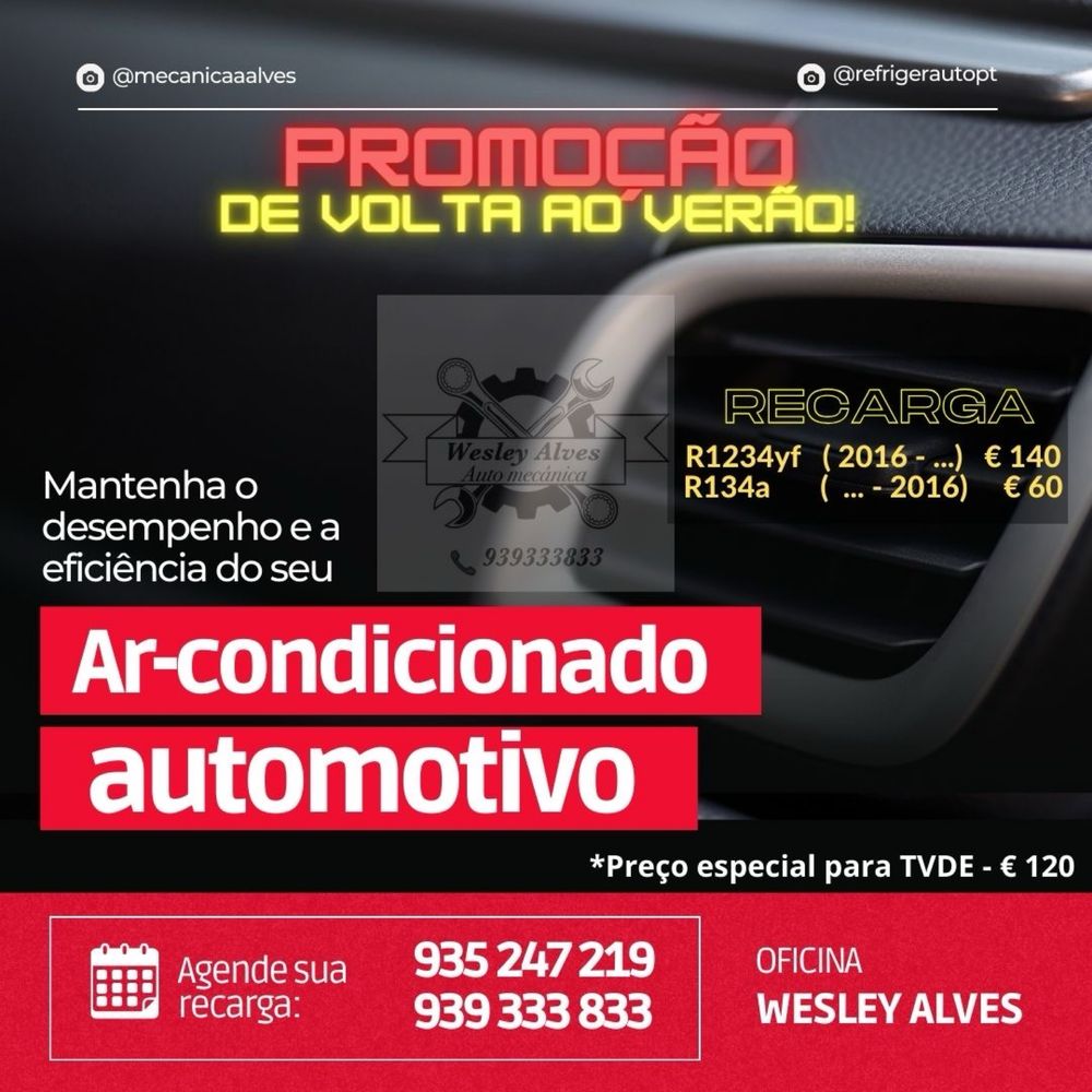 Recarga  de ar -condicionado