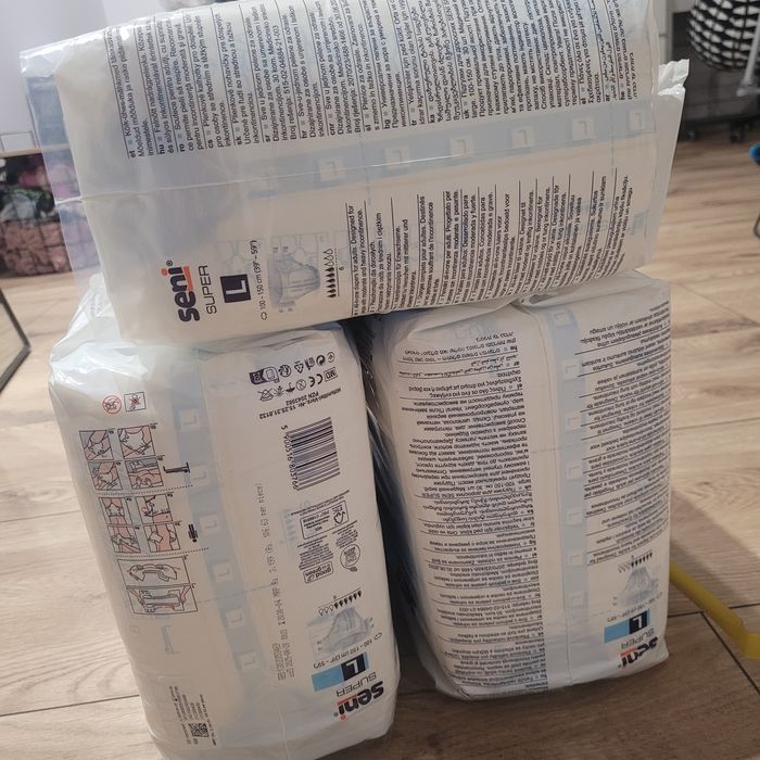 Pampersy seni r.L dla dorosłych 3 paczki