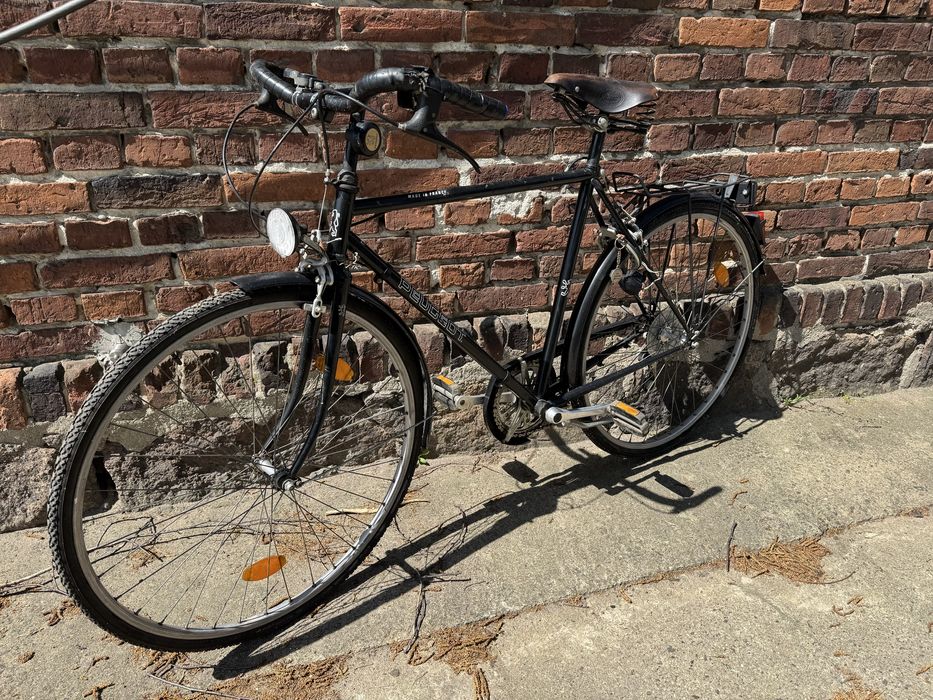 rower miejski peguot nice klasyczny retro czarny made in france