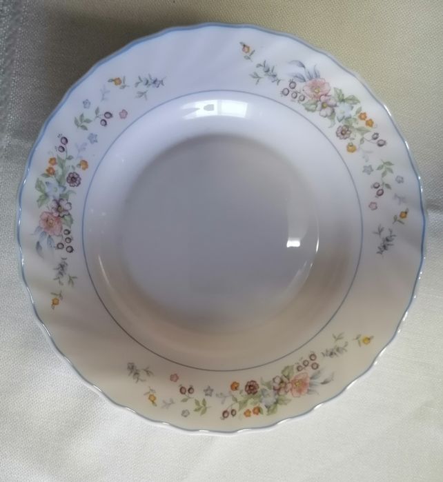 Prato de sopa e de sobremesa (Arcopal França)