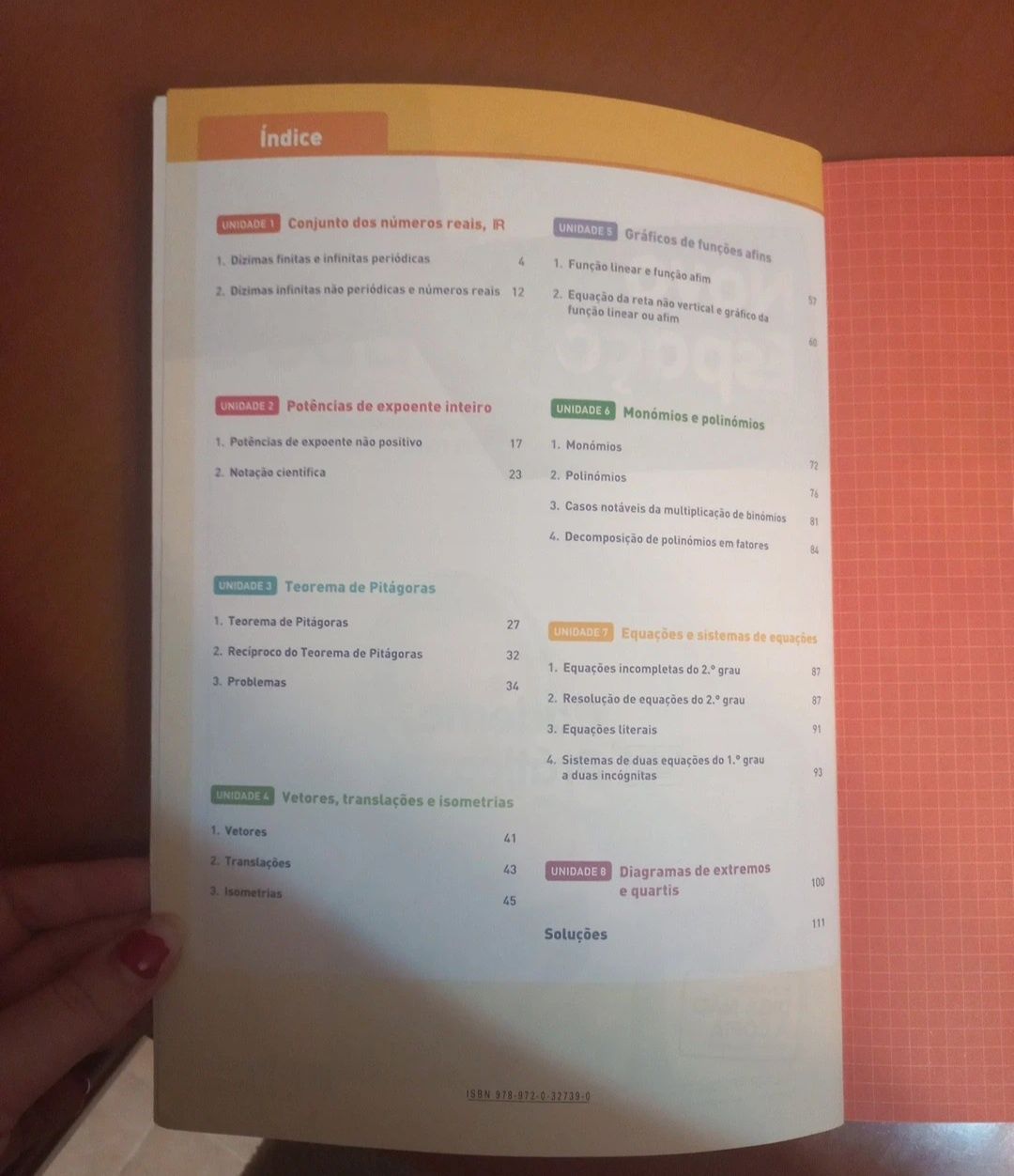 Caderno de atividades matemática 8° ano porto editora