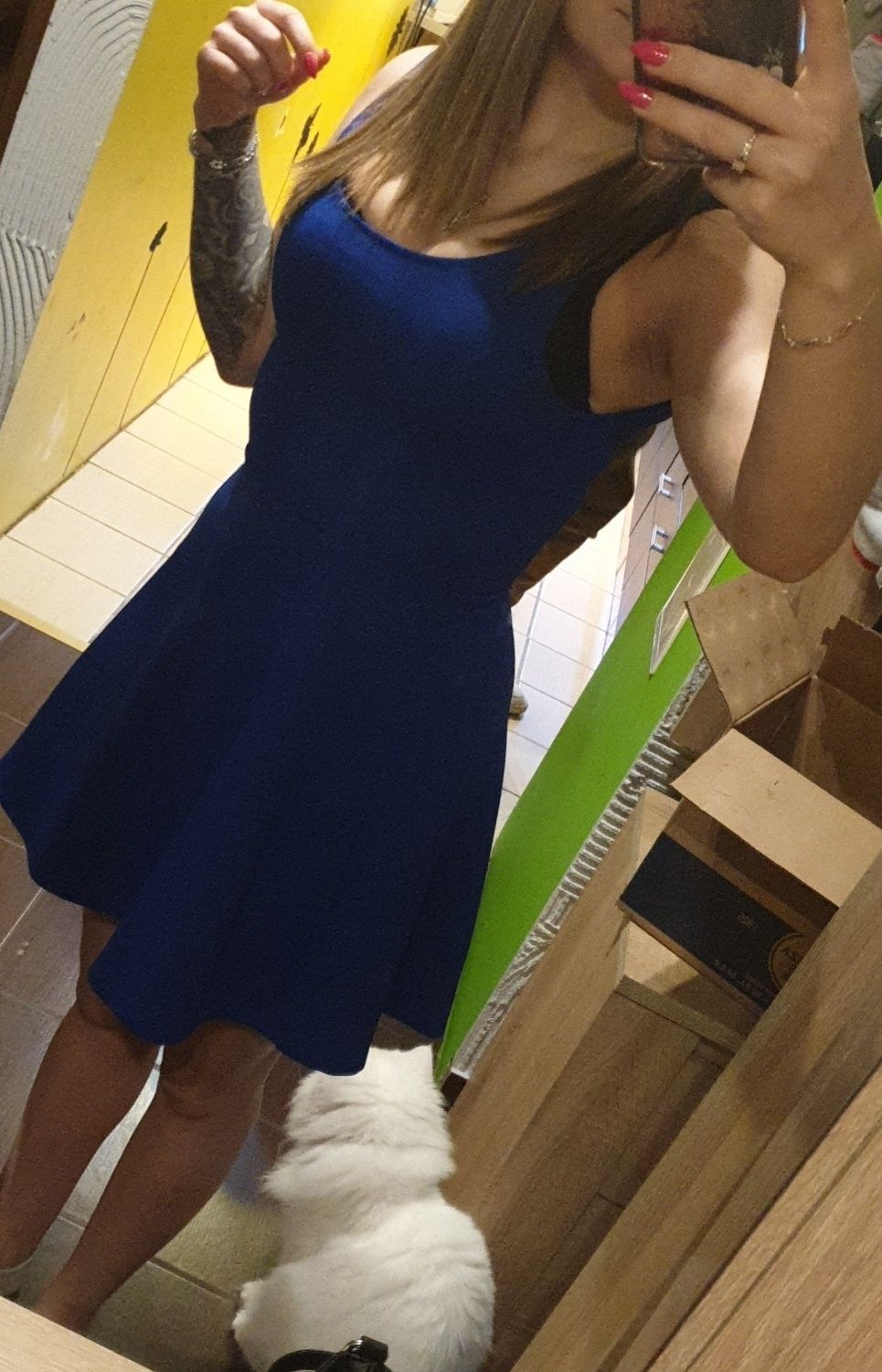 Sukienka niebieska