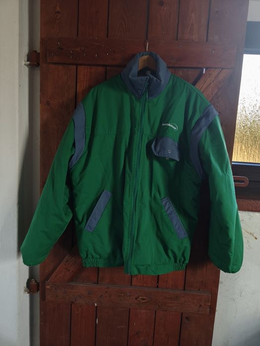 Kurtka zimowa, zielona robocza rozmiar XL