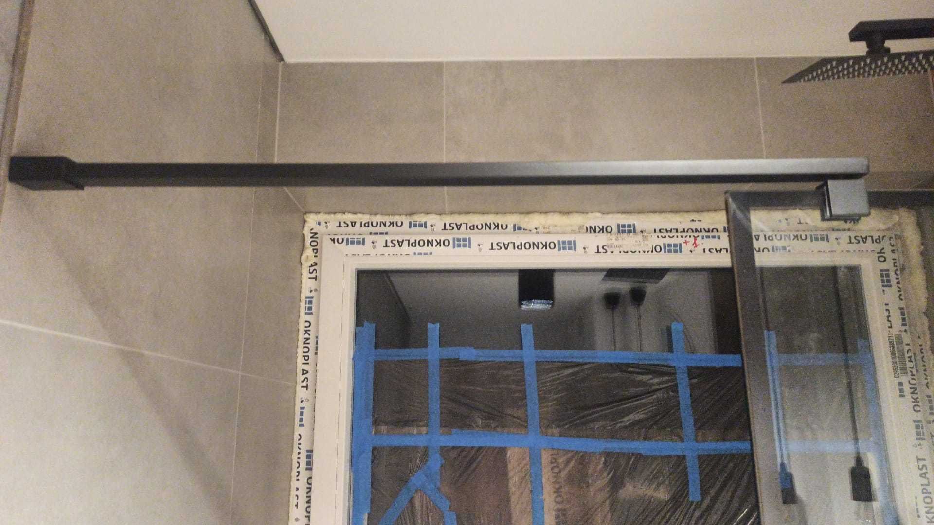 Ścianka prysznicowa Walk-in 100 x 200 cm UŻYWNA (demontaż]