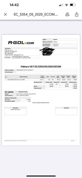 Adidas F50 Elite LL FG 43 1/3 gwarancja oryginalne korki lanki