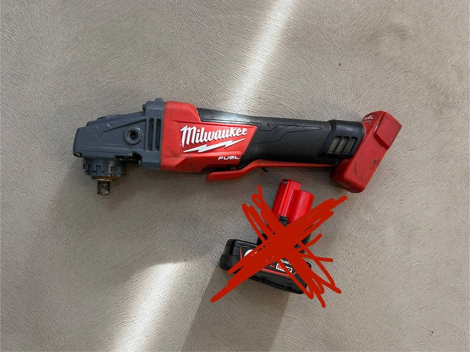 Milwaukee M18 CAGXPD – szlifierka kątowa, sprawna