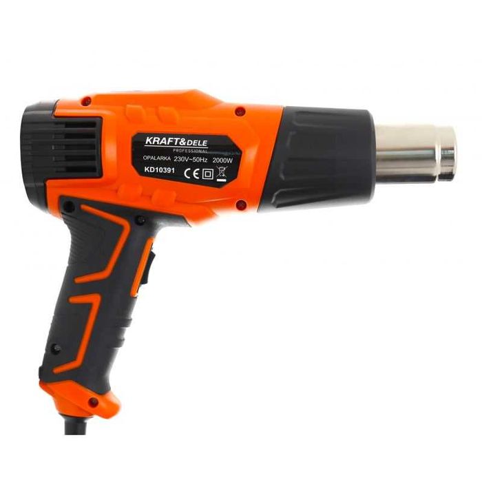 KRAFT&DELE Elektryczna Opalarka 2000w Dysze 2 Biegi Zestaw KD10391