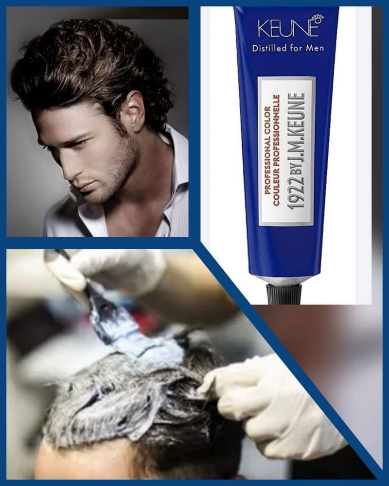 Камуфляж сивини Keune 1922 Professional Color для чоловіків