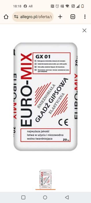 Gładź EURO MIX 14 worków