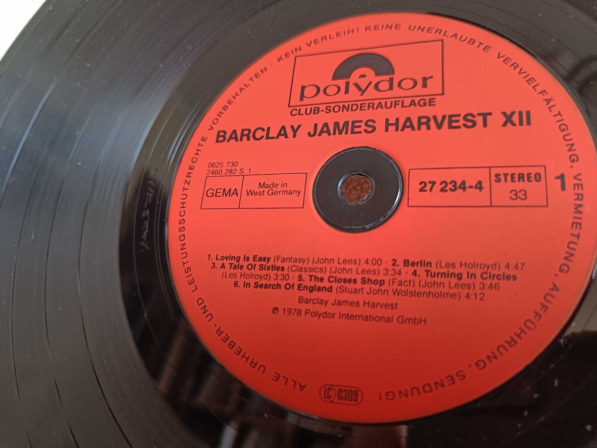 Продам LP Barclay James Harvest "ХІІ"