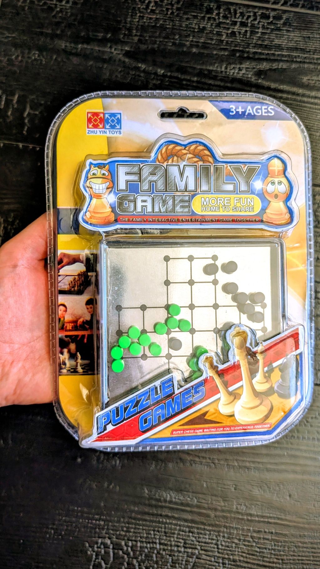 Солитер игра на логику для детей магнитная головоломка puzzle