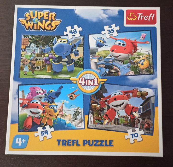 Puzzle Super Wings 4 w 1