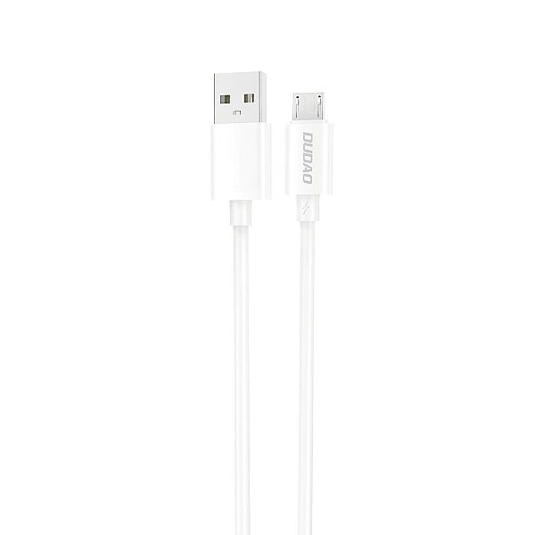 Kabel Dudao L4SM USB-A / micro USB 2A 1m - biały