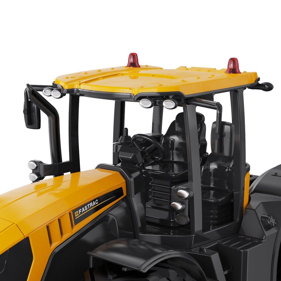 Tractor máquina agrícola RC S359 com Sons Luz e engate de reboque