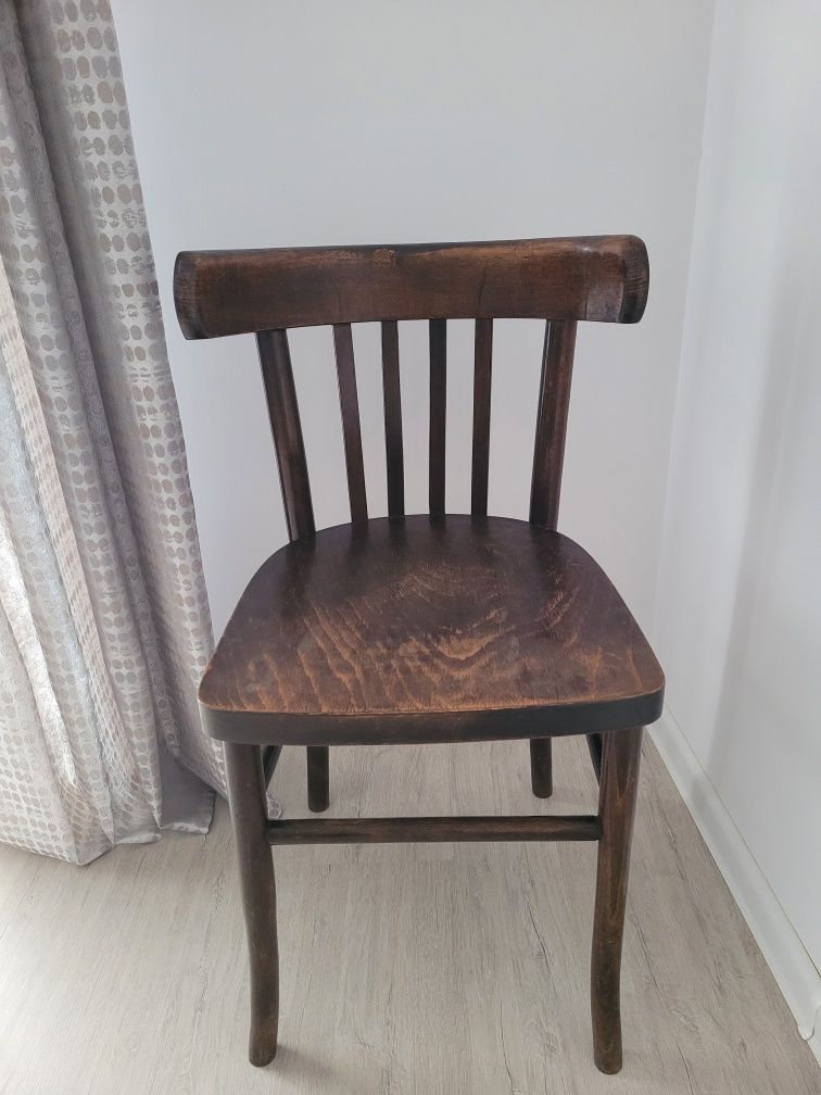 Krzesła gięte drewniane bukowe  z lat 50/60-tych Thonet  3 szt.