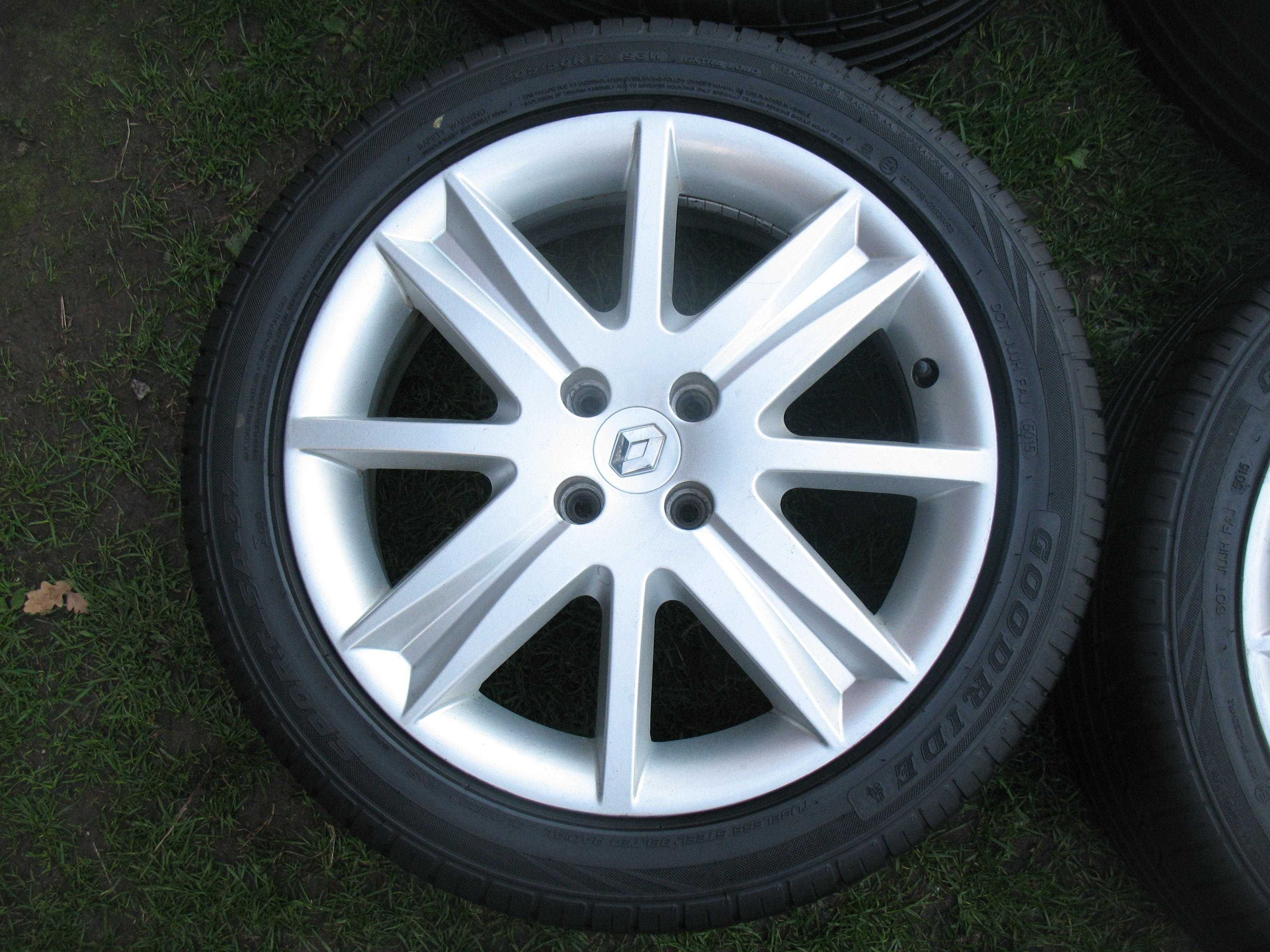 koła 17 felgi aluminiowe 4x100 renault  clio megane scenik captur