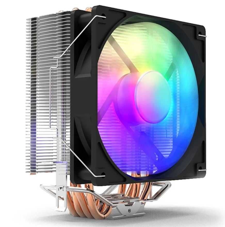 Chłodzenie procesora AMD Ryzen AM5 AM4 AM3 Wentylator 120mm RGB