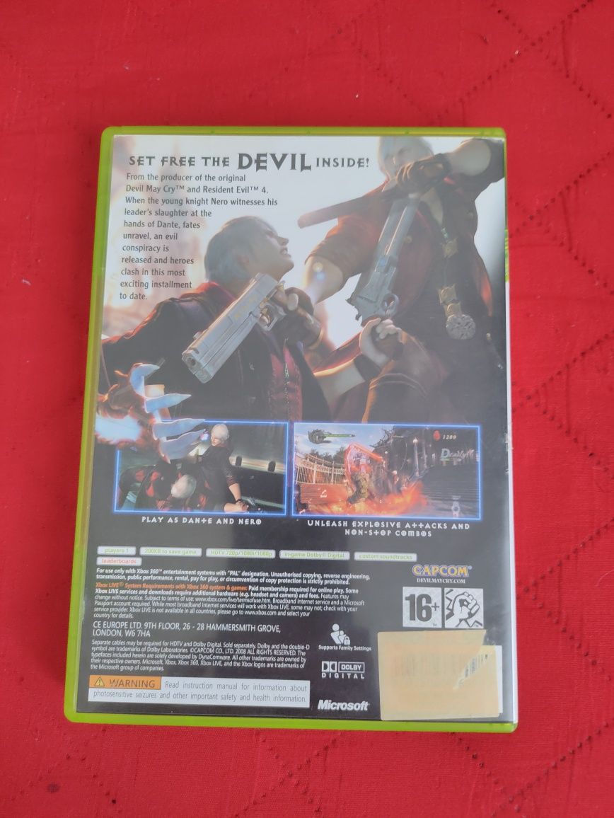 Devil may cry 4 Xbox 360 stan idealny