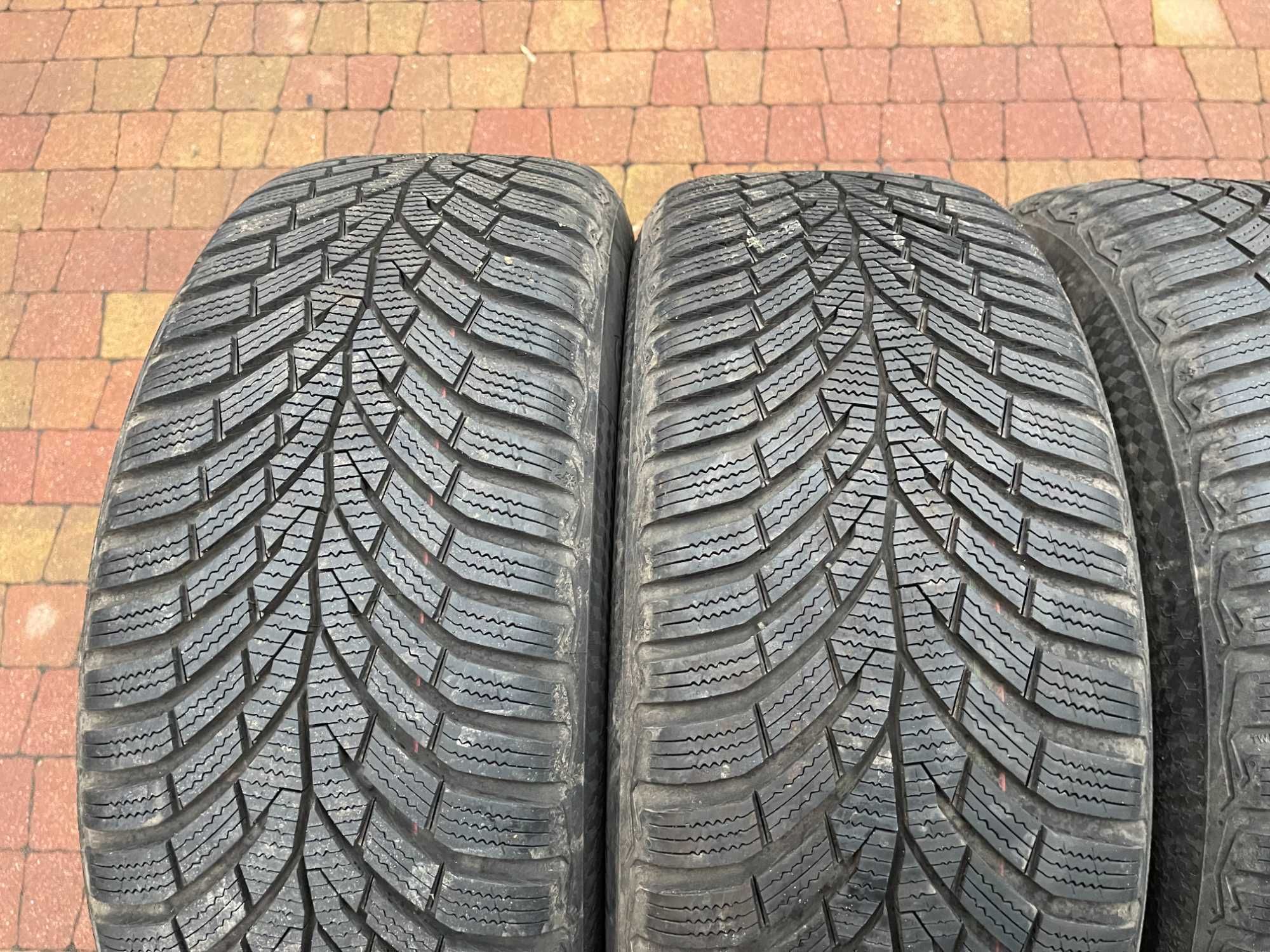 3666. Opony zimowe 225/50/17 Continental 2023r 8.5mm jak nowe 4szt