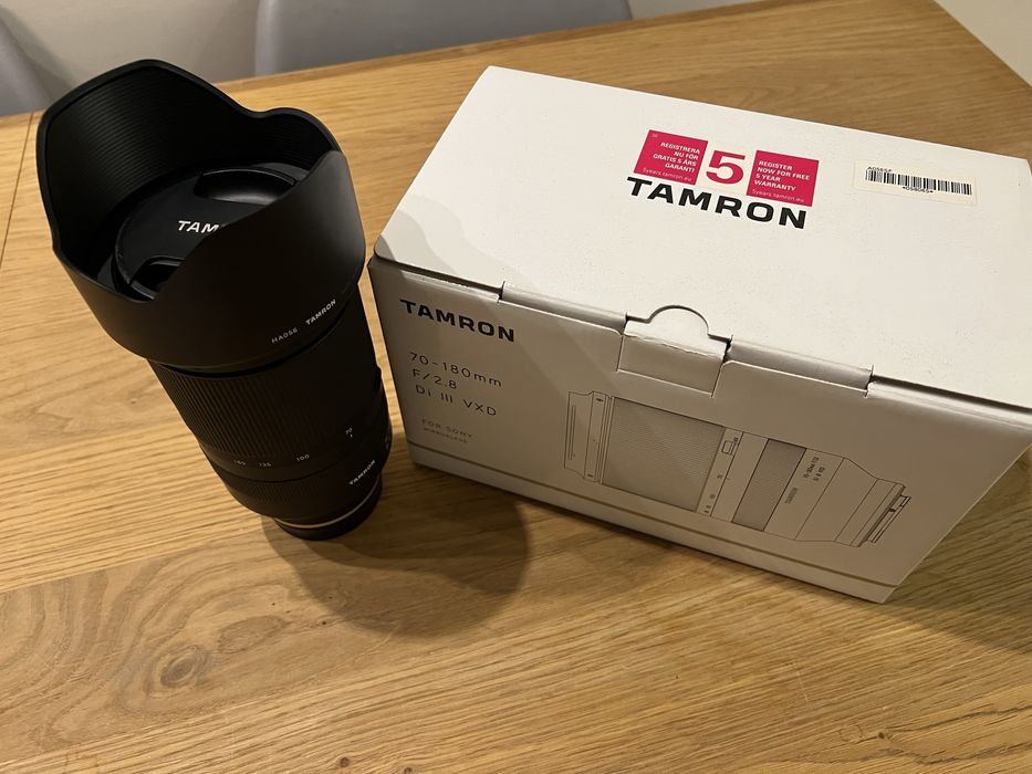 Obiektyw Tamron 70-180mm f/2.8 Di III VXD do Sony FE E SE