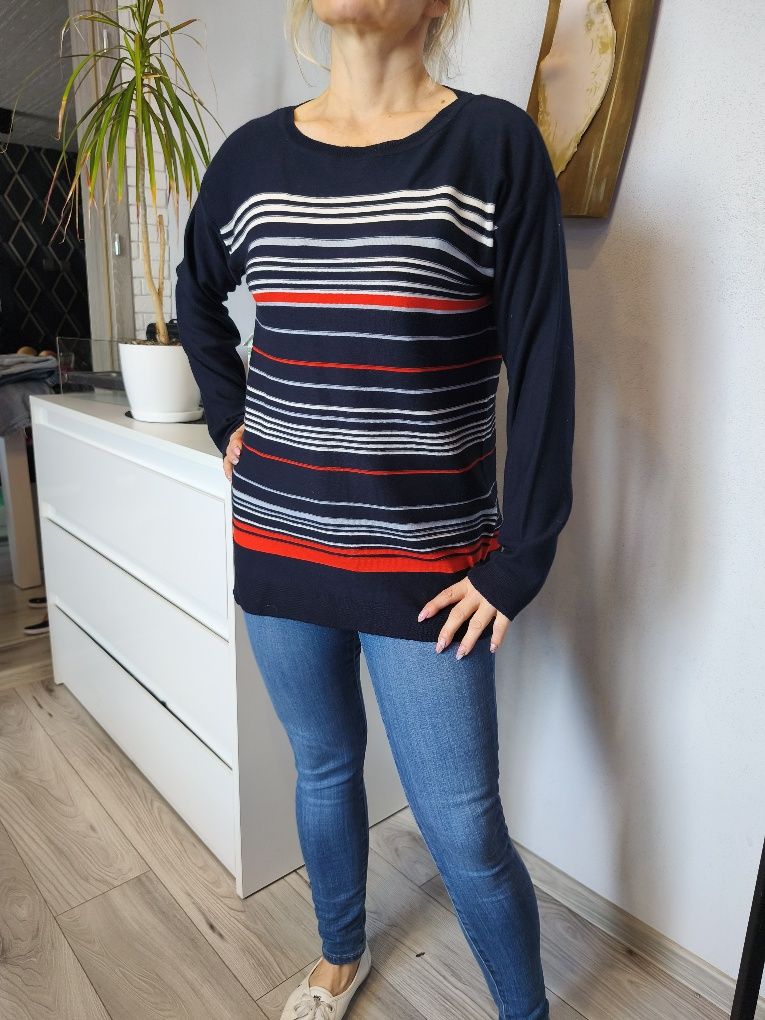 Barbour sweter damski bawełniany rozmiar M dłuższy