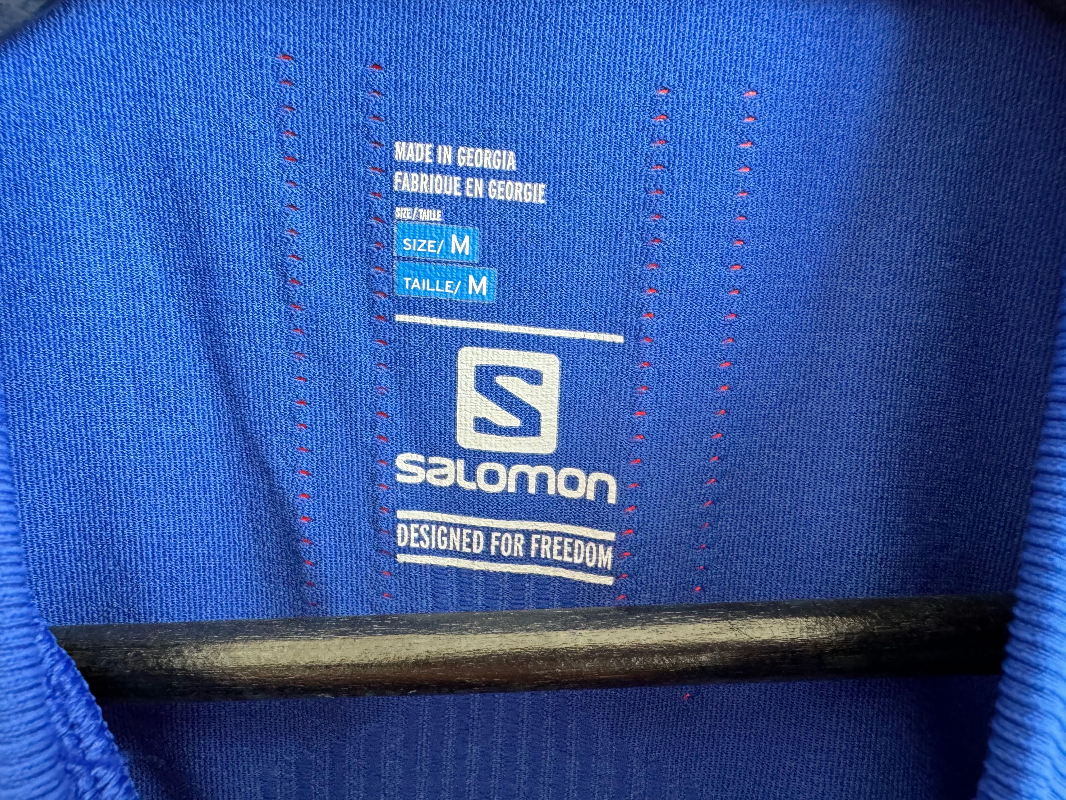 ??? Salomon оригинал мужская спортивная футболка размер M Б У