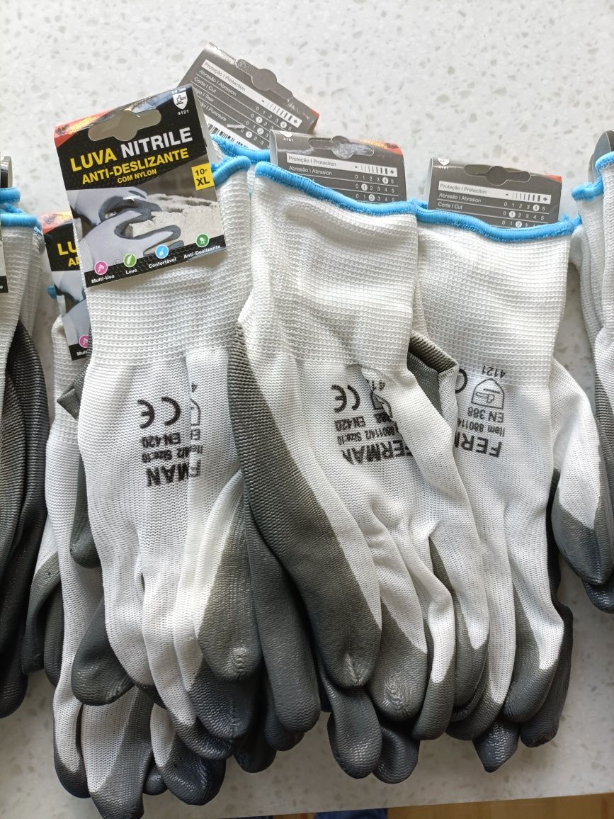 Luvas Nitrilo / Nylon