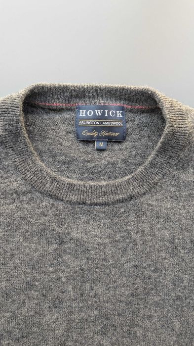 Luksusowy sweter Howick (House of Fraser) 100% wełna lambswool, M