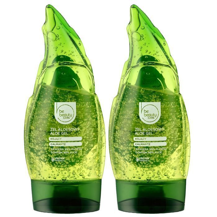 2X Kojący Żel Aloesowy Do Ciała 99% Aloesu 200Ml Vegan Be Beauty