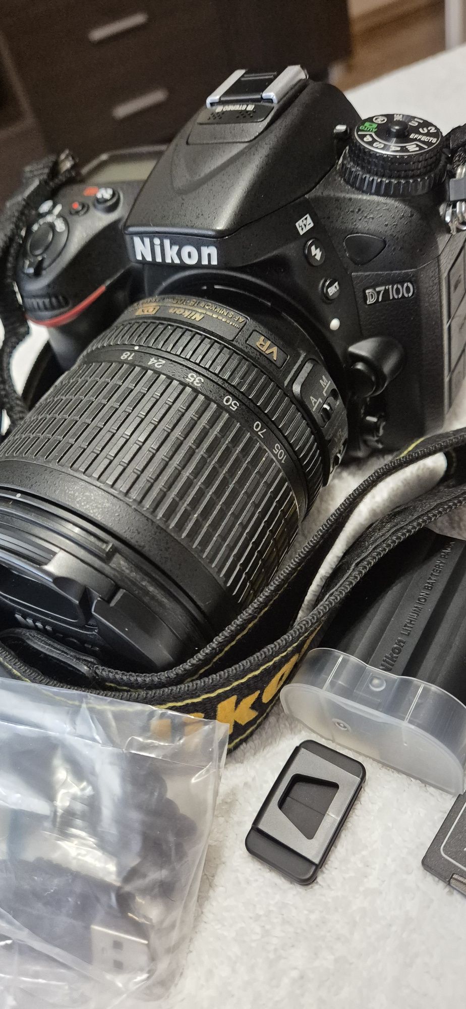 Nikon D7100 Jak nowy. Obiektyw Nikkor 18-105 f.3.5-5.6 G . 7210 zdięć!