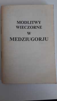 Modlitwy wieczorne w Medziugorju książka modlitewnik