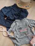 2pak, sweter, sweterek z kotkiem,bluza w groszki, 104,kotek, z kotem,
