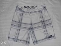 Calções de surf/praia Nautica brancos tamanho 34