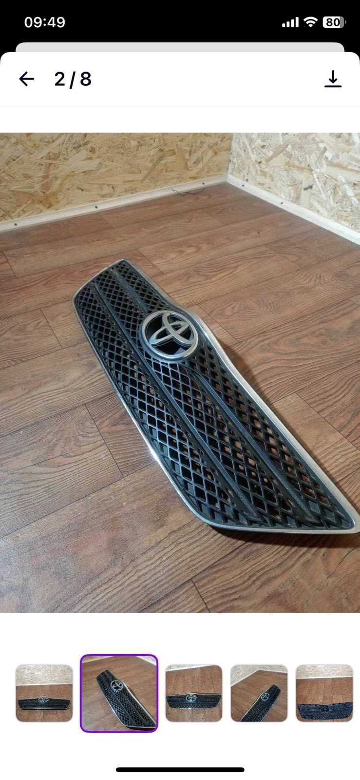 Решітка радіатора Toyota 53114-02010