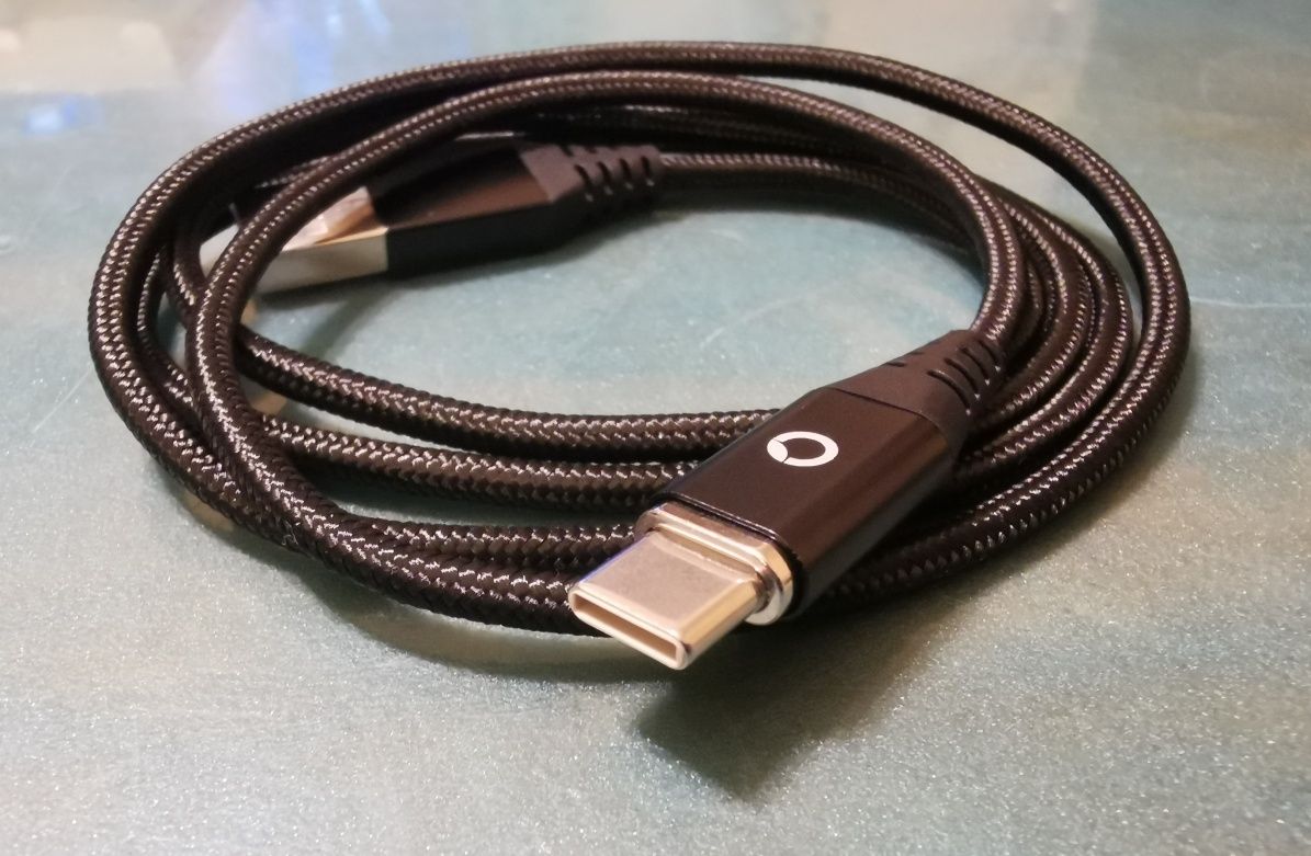 Przewód magnetyczny USB do ładowarki i transmisji z wtyczką USB typu C