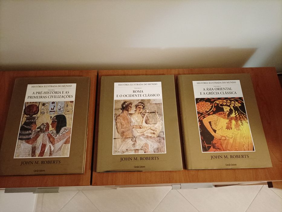 Livros História Ilustrada do mundo l, ll e lll