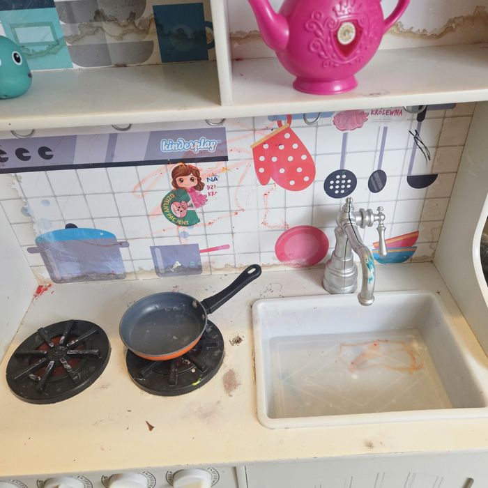 Kuchnia dla dzieci drewniania