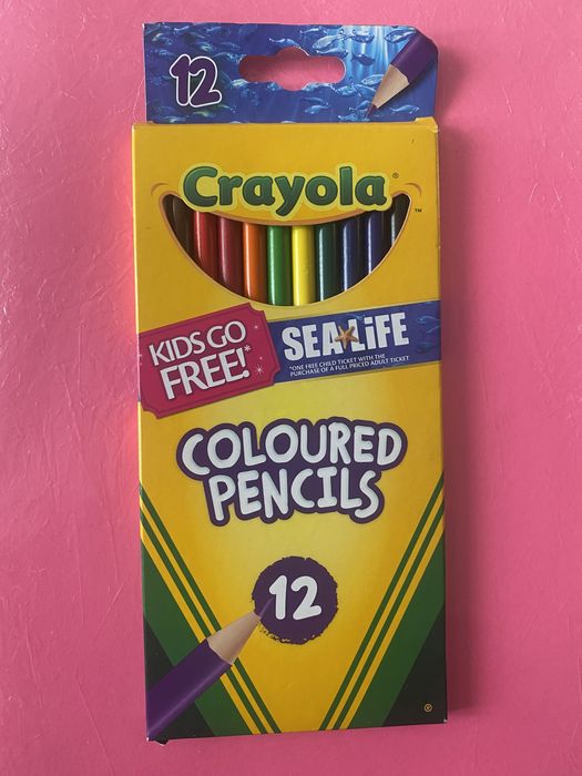 Олівці кольорові Crayola 12 шт, Бразилія