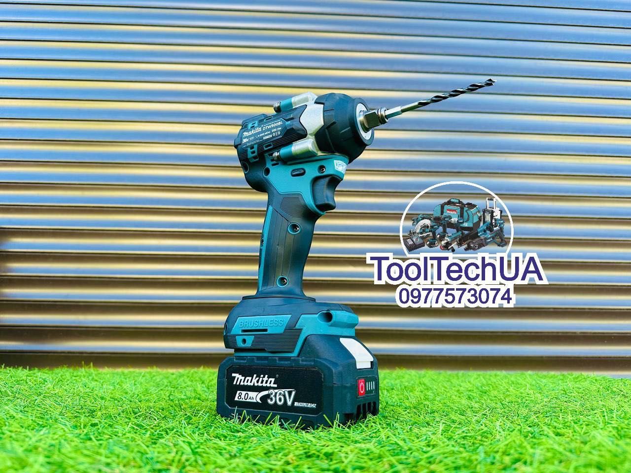 Акумуляторний Гайковерт 2/1 Makita DTW500 з набором інструментів 36V8A