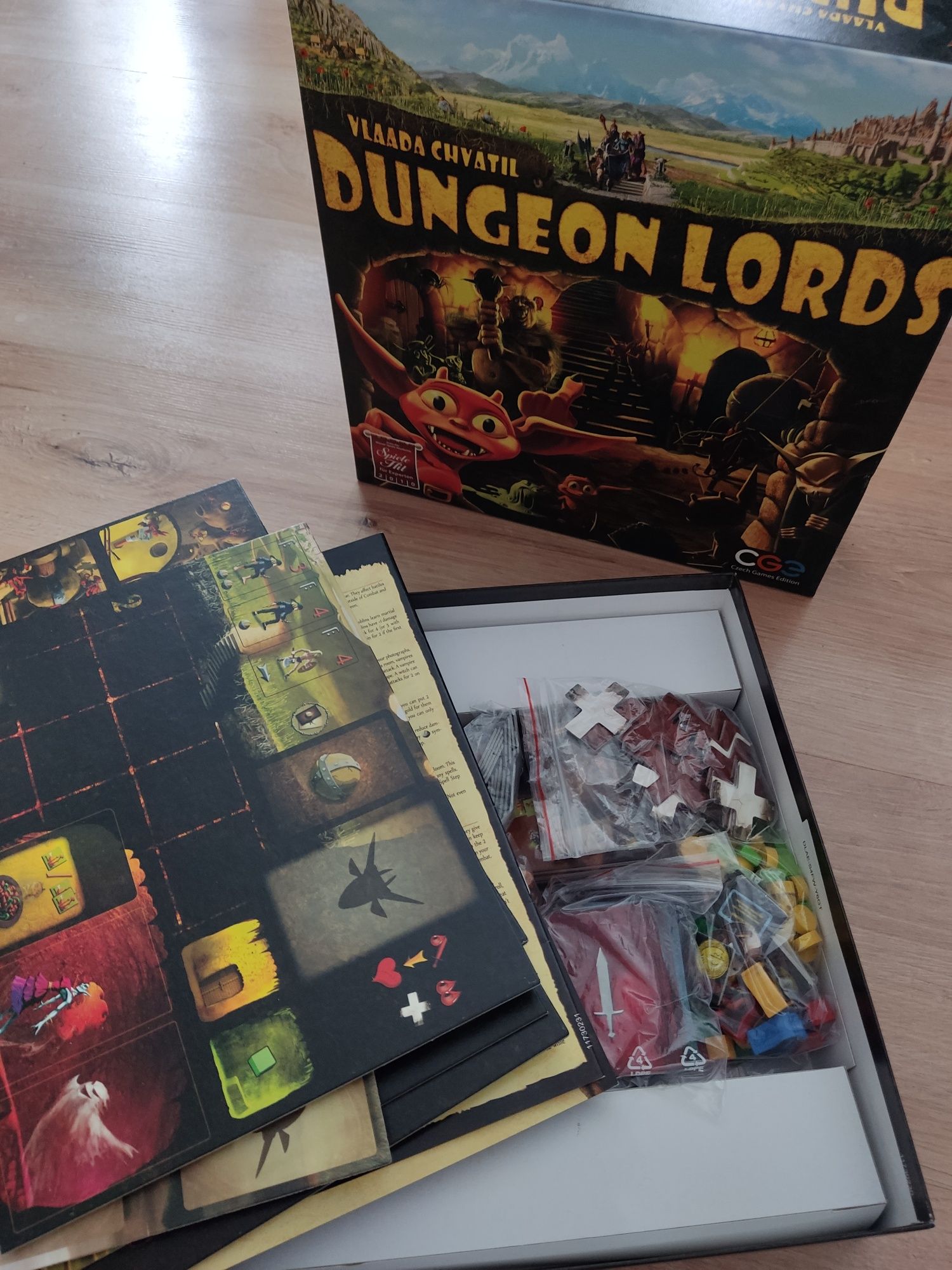 Dungeon lords władcy podziemi gra planszowa ENG