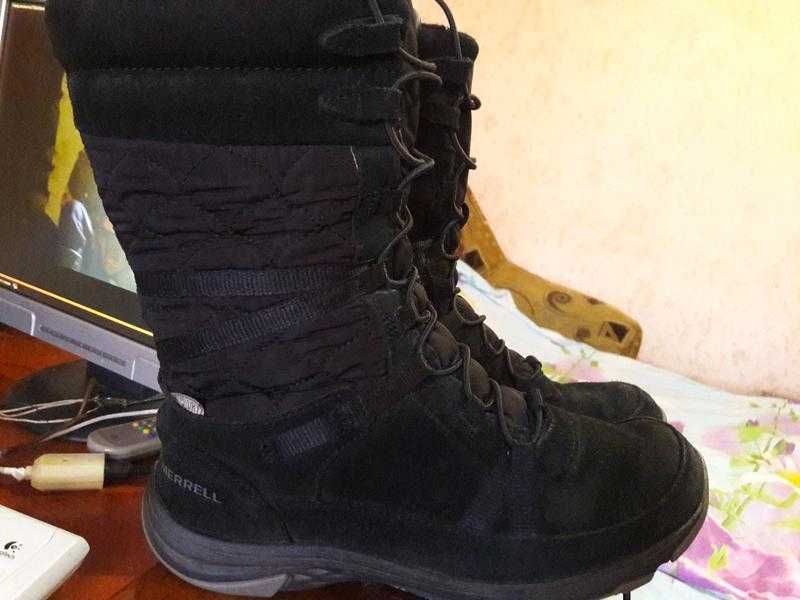 Женские полусапожки кожа-замш merrell . весна -зима-осень