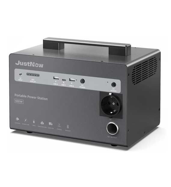 Зарядна станція JustNow JNB600 630W 460Wh LiFePO4 Refurbished