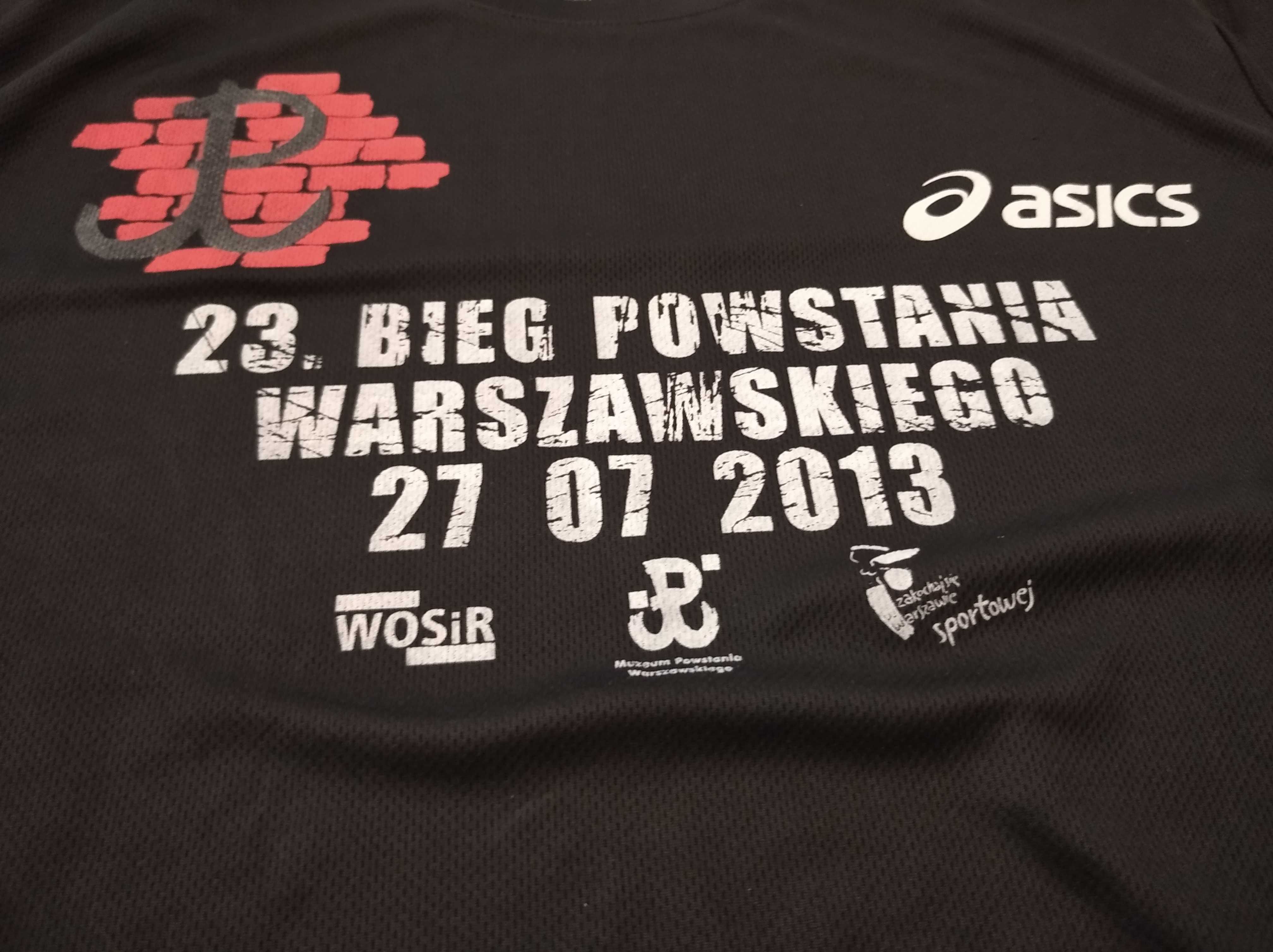Koszulka Bieg Powstania Warszawskiego XXL Asics biegania sportowa