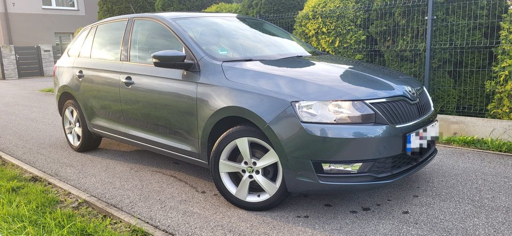 Skoda Rapid Spaceback 2018r Benzyna 95KM 100tys.km Jak Nowa