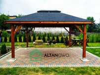 Altana ogrodowa altanka drewniana altanki ogrodowe drewniane 3x3 4x4