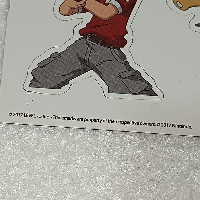 Yo-Kai Watch 2 Magnetic Stickers 2017 Nintendo Level 5 RARO Novo